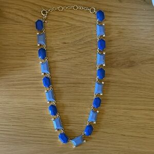 JCREW Blue and Gold Necklace